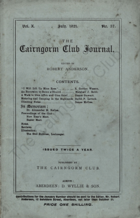 The Cairngorm Club Journal No 57 cover